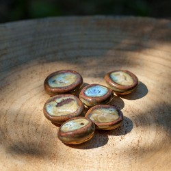 Worry Stone Céramique Lagune