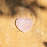Worry Stone Coeur Quartz Rose