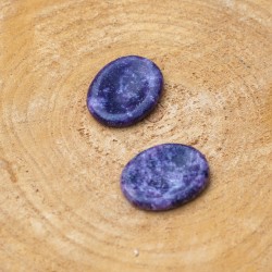 Worry Stone Ovale Mica Violet