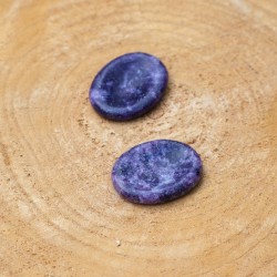 Worry Stone Ovale Mica Violet