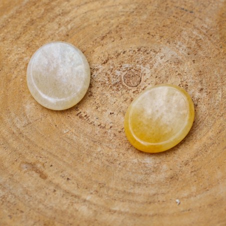 Worry Stone Ovale Topaze