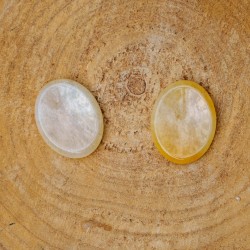Worry Stone Ovale Topaze