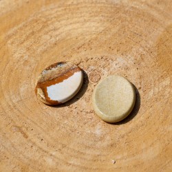 Worry Stone Ovale Pierre synthétique