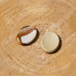 Worry Stone Ovale Pierre synthétique