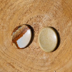 Worry Stone Ovale Pierre synthétique