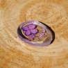 Worry Stone Fleurs séchées - violet