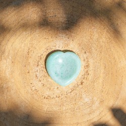 Worry Stone Coeur Aventurine Verte
