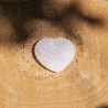 Worry Stone Coeur Quartz Transparent
