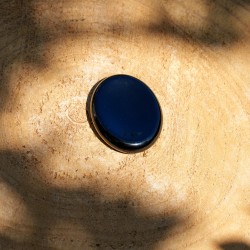 Worry Stone Ovale Obsidienne