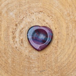 Worry Stone Coeur Agate indienne